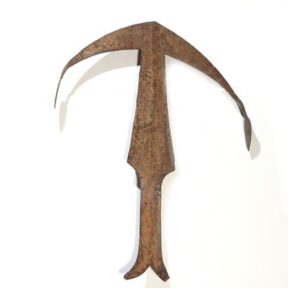 Anchor or spearhead shaped coin called 