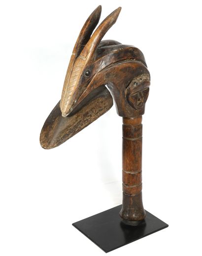 Herminette, exceptionnel objet coutumier,...