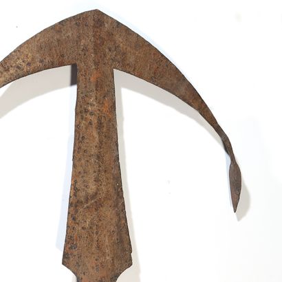 Anchor or spearhead shaped coin called 
