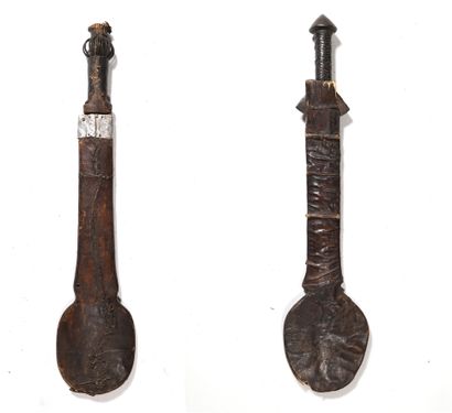 Set consisting of a short sword, the scabbard...