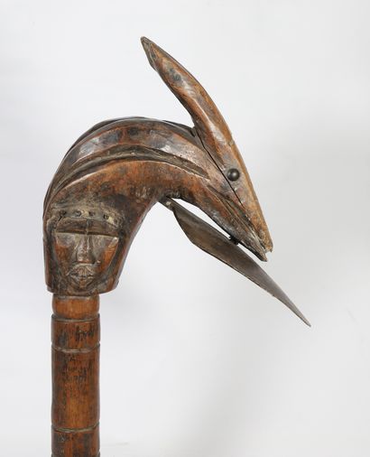 Herminette, exceptionnel objet coutumier,...
