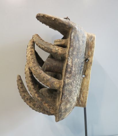Masque aux traits biscornus fait pour matérialiser...