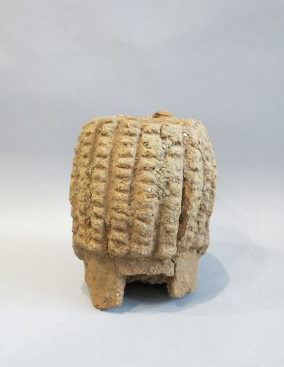 Tête anthropomorphe.

Nigéria, type Nok,...