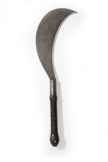 Sacrificial cutter with curved metal blade...