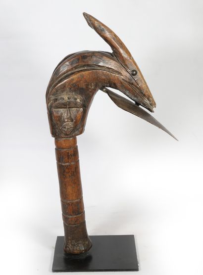 Herminette, exceptionnel objet coutumier,...