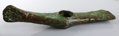 Adze axe with collar, rare, characteristic...
