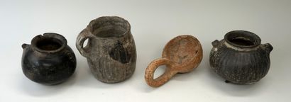 Lot composed of four potteries from Iran-KHORVINA-...