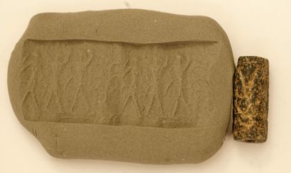 Cylinder seal presenting a procession of...