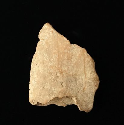 Plaquette présentant un couple en terre cuite...