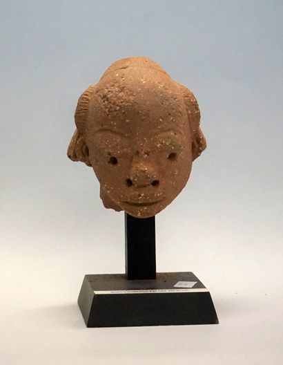 Tête anthropomorphe présentant un visage...