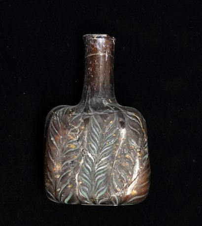 Gourde en pâte de verre millefiori, à panse...