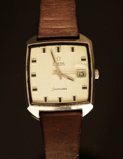 OMEGA Seamaster - Steel bracelet WATCH, square...