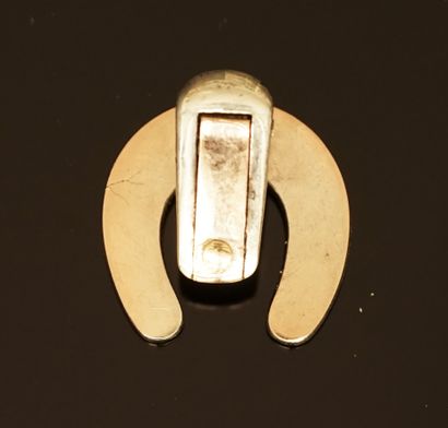 CLIP de veste en métal et or 14k (585/°°)...