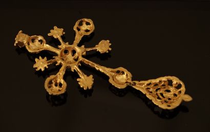 CHRISTIAN LACROIX - GRAND PENDENTIF CROIX...