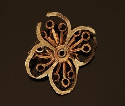 ELEMENT de broche en or rose 18K (750/°°)...