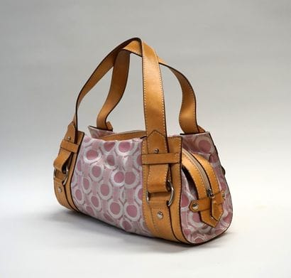 LANCEL - SAC type bowling modèle 