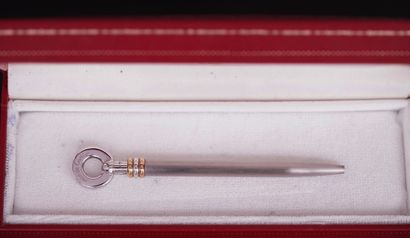 CARTIER - MUST MINI BILLE in silver and gold...