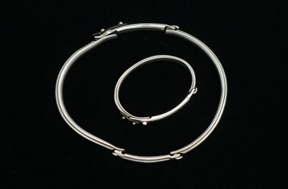 JOHN JESSEL - NECKLACE and BRACELET torque...