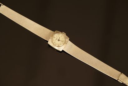Lady's BRACELET WATCH in 18k (750/°°) white...