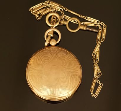 18k (750/°°) rose gold GOUSSET WATCH, gold...