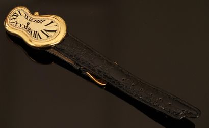 SOFT WATCH by EX AEQUO - Dali watch in gilded...