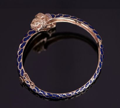 RIGID BRACELET in 18k (750/°°) yellow gold...