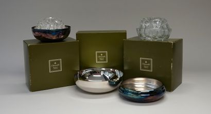 CHRISTOFLE - Pickle dish in silver plated...