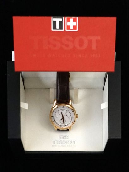 TISSOT - 1853 - MEN'S BRACELET WATCH in gilt...