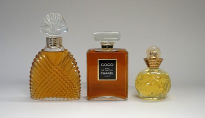 
LOT of 3 BOTTLES of eau de parfum and toilet:...