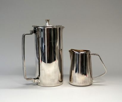 CHRISTOFLE - Milk jug in silver plated metal....