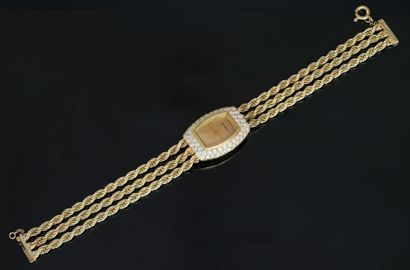 BOUCHERON - BRACELET WATCH in 18k (750/°°)...