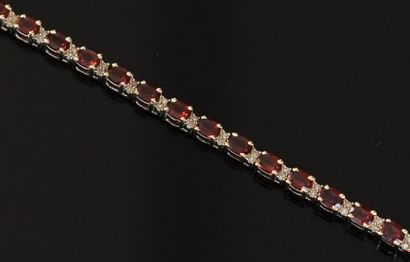 BRACELET line silver gilt 925 / ° ° (vermeil)...