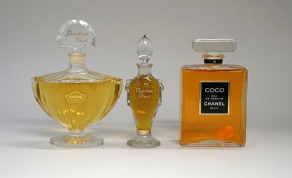 
LOT of 3 BOTTLES of eau de parfum and toilet:...