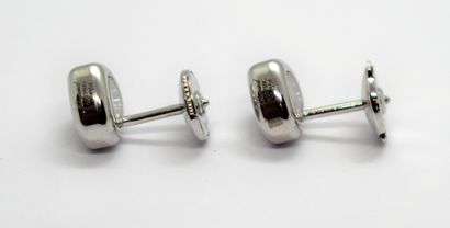 CHOPARD - EARRINGS in 18K (750/°°) white...