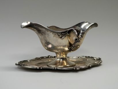 FOLLIOT Charles - SAUCIERE on its silver...
