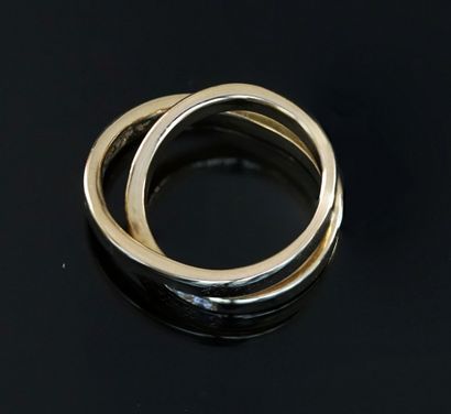RING in 18k (750/°°) yellow gold, in the...