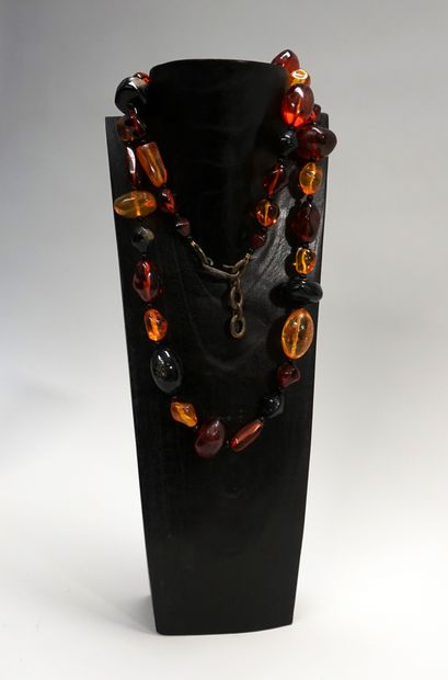 DOMINIQUE DENAIVE - Resin skirt made of free-form...