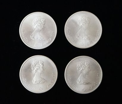 LOT of 4 silver coins 925°/°° 