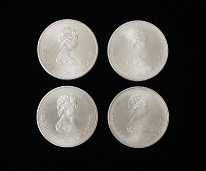 LOT of 4 silver coins 925°/°° 