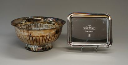 FLEURON - Silver plated punch bowl. New condition....