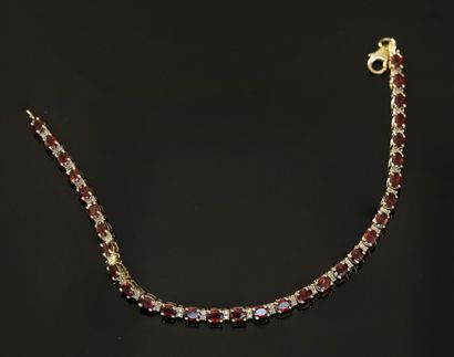 BRACELET line silver gilt 925 / ° ° (vermeil)...