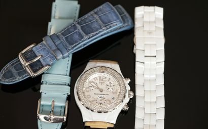 TECHNOMARINE DTLCC - Lady's white ceramic...