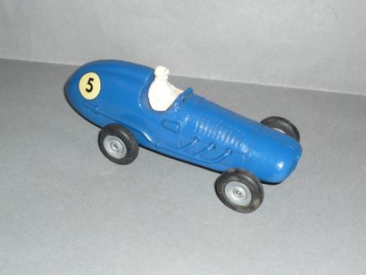 TRIANG MINIC Ferrari plastique bleu à fi...