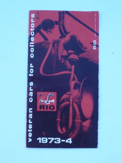 Catalogue RIO 1973-74 (en l’état)