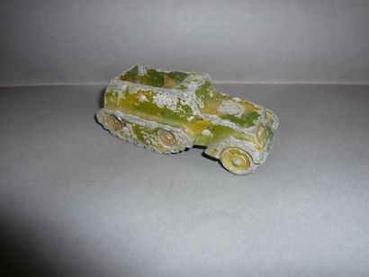 Half track en plomb peint (en l’état)