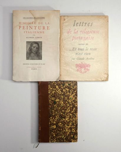 LITERATURE - PAINTING - 3 books :

CLAUDE...