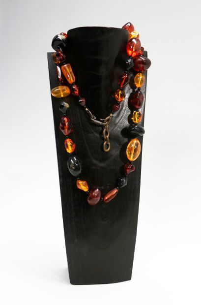 DOMINIQUE DENAIVE - Resin skirt made of free-form...