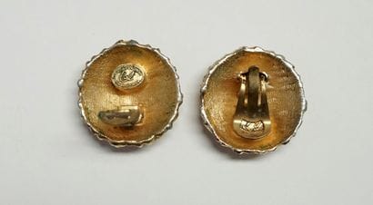 CHRISTIAN LACROIX - PAIR OF EAR CLIPS Chinese...