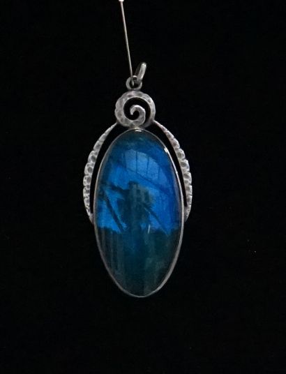 MORPHO, circa 1930 - Silver and butterfly...