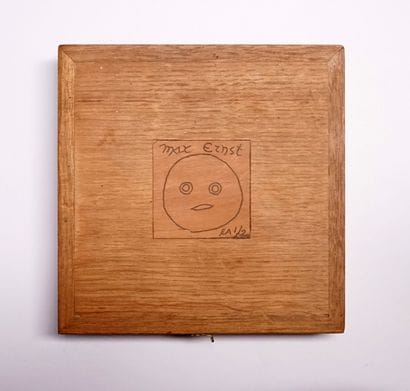 ATELIERS HUGO - MAX ERNST - Wooden box decorated...